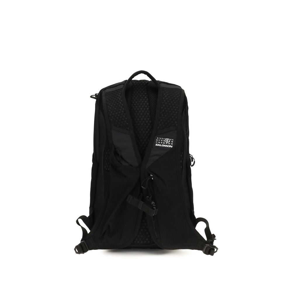 MM6 Black Nylon Backpack