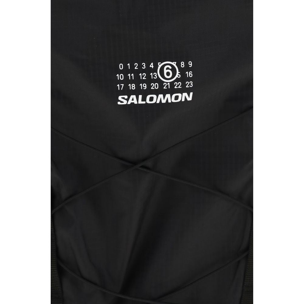 MM6 Black Nylon Backpack