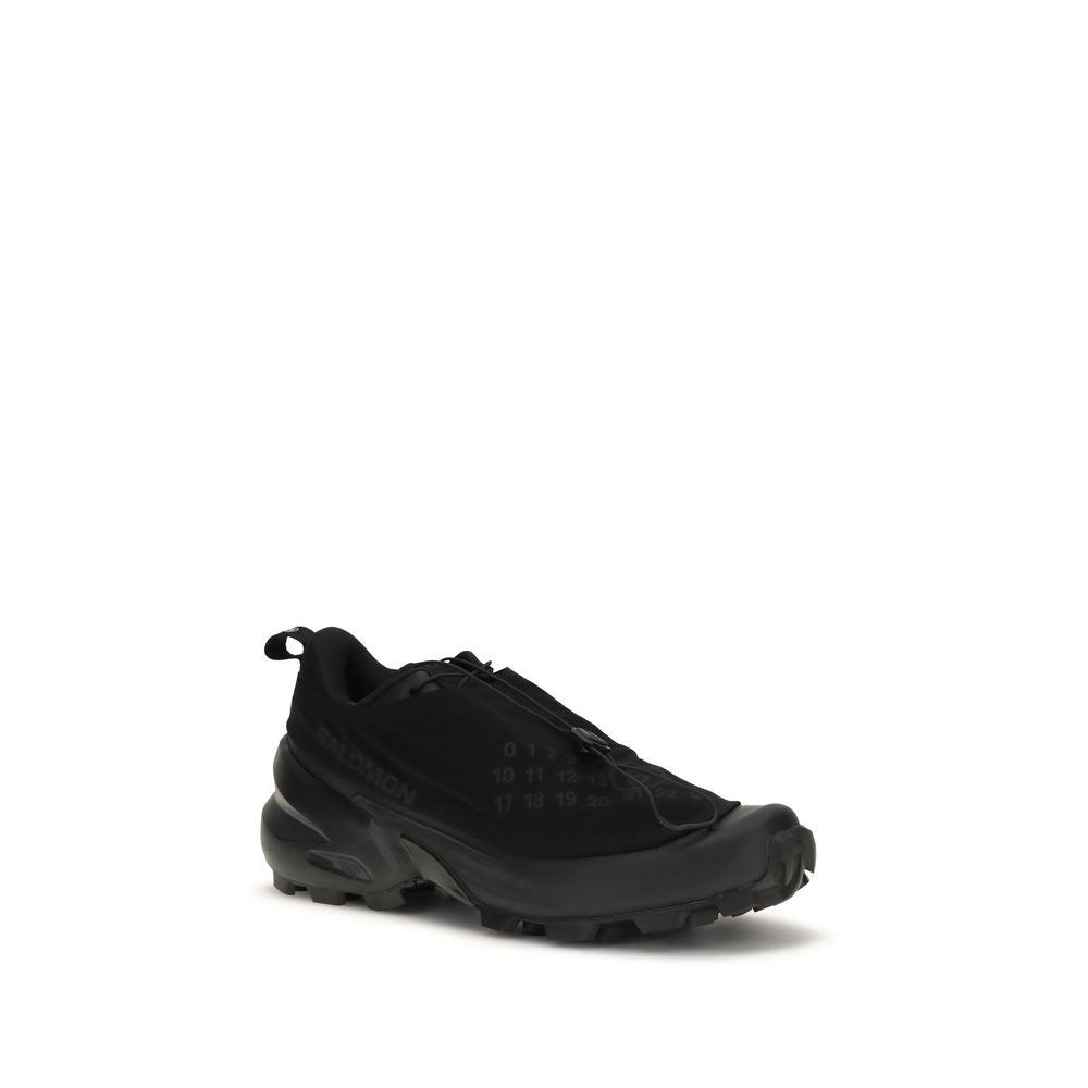 MM6 Black Polyester Athletic Sneakers