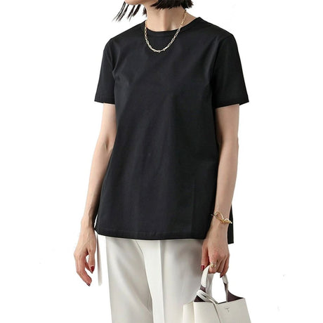 Herno Black Cotton T-Shirt