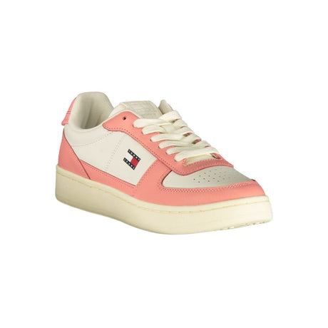Tommy Hilfiger White Polyester Athletic Sneakers