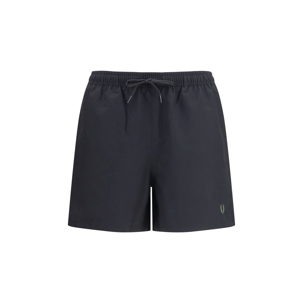 Fred Perry Black Recycled Polyester Clothing