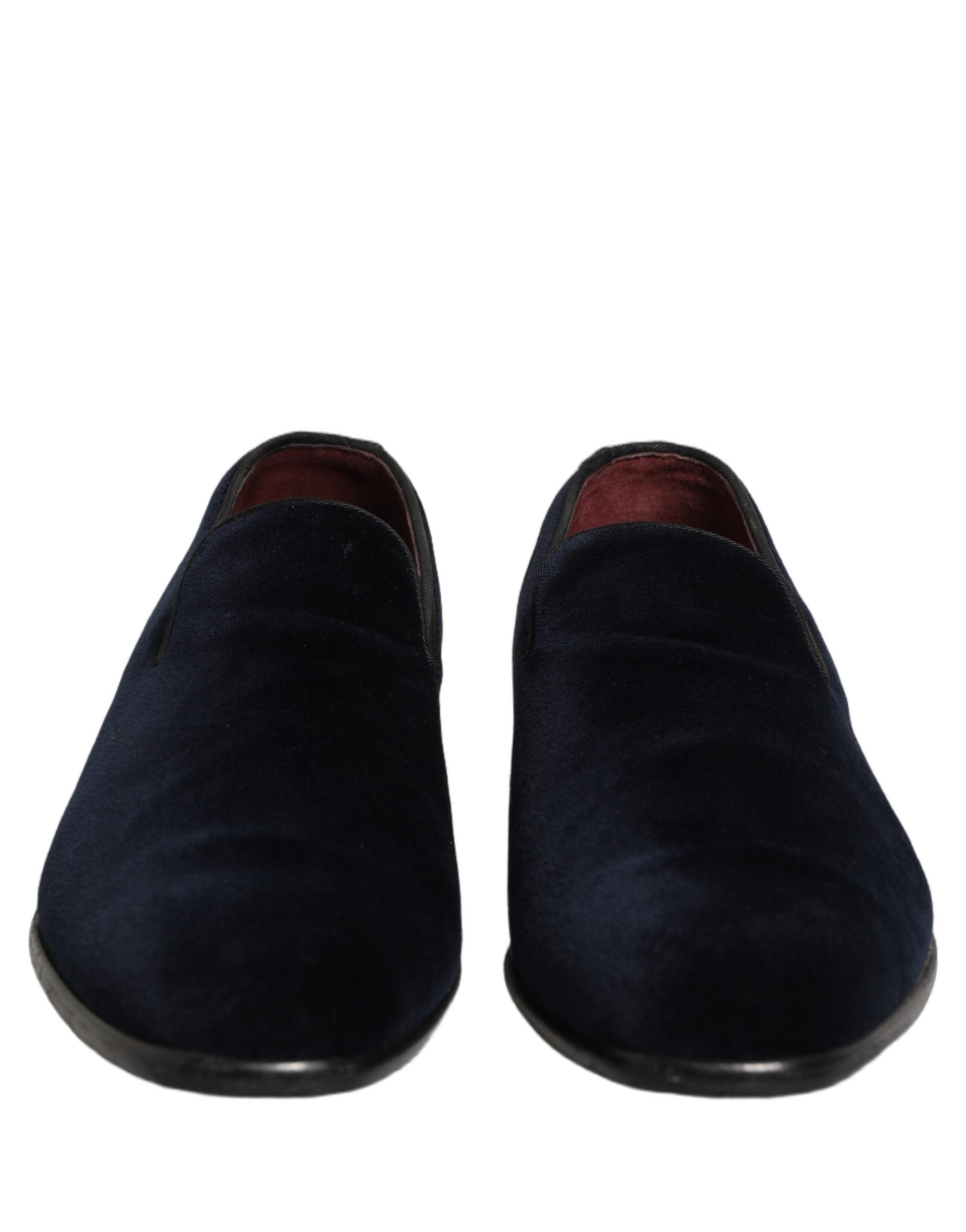 Dolce & Gabbana Black Suede Formal Slip On Men Loafers Shoes