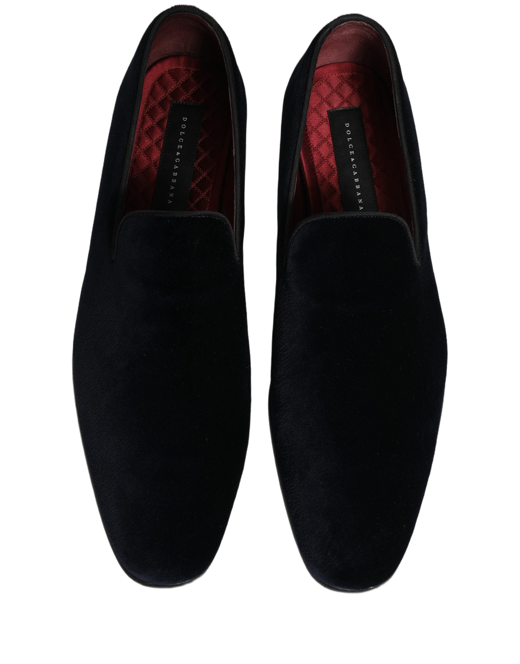Dolce & Gabbana Black Suede Formal Slip On Men Loafers Shoes