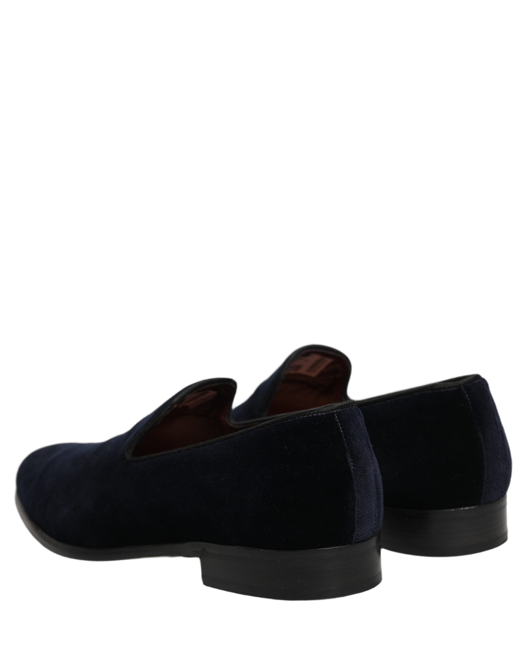 Dolce & Gabbana Black Suede Formal Slip On Men Loafers Shoes