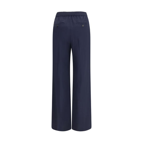 Max Mara Blue Wool Oves Aries Casual Pants