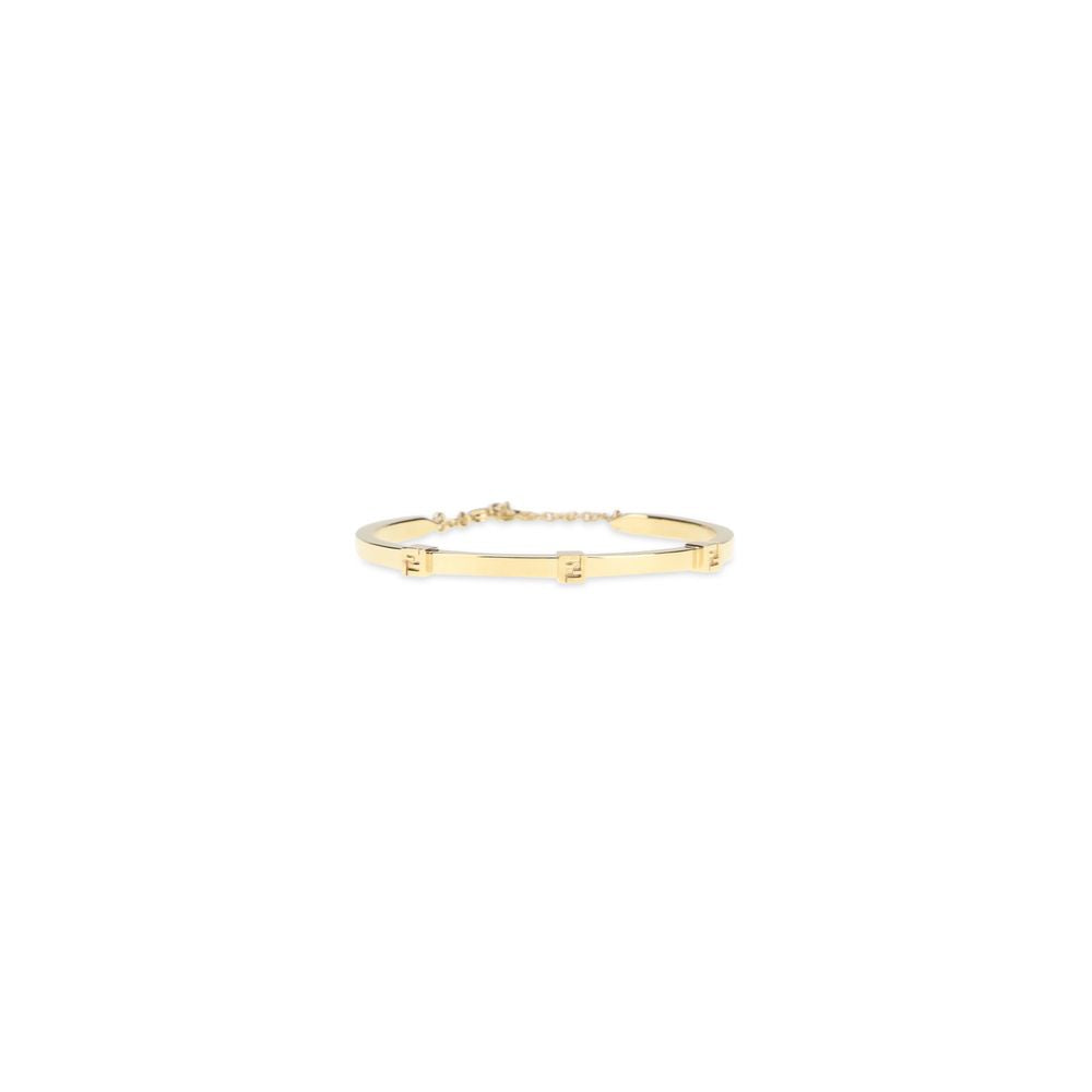 Fendi Gold Bronze Bracelet