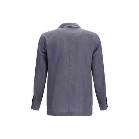 Finamore Gray Wool Oves Aries Jacket