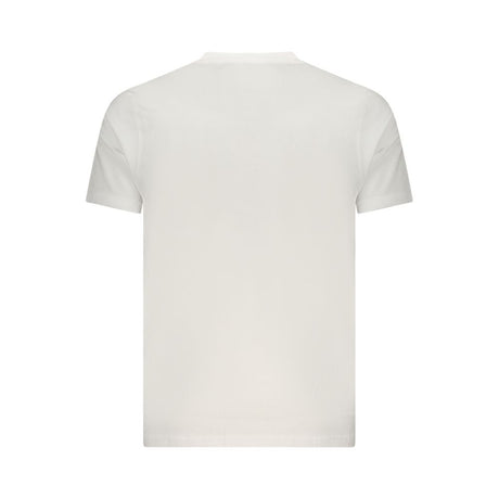 Coveri Moving White Cotton Men's T-Shirt