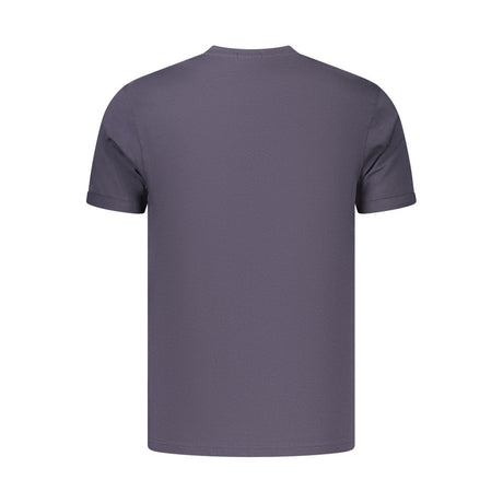 Coveri Moving Blue Cotton Men's T-Shirt