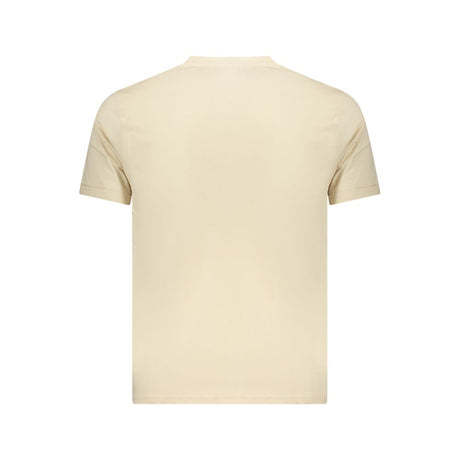 Coveri Moving Beige Cotton Mens T-Shirt