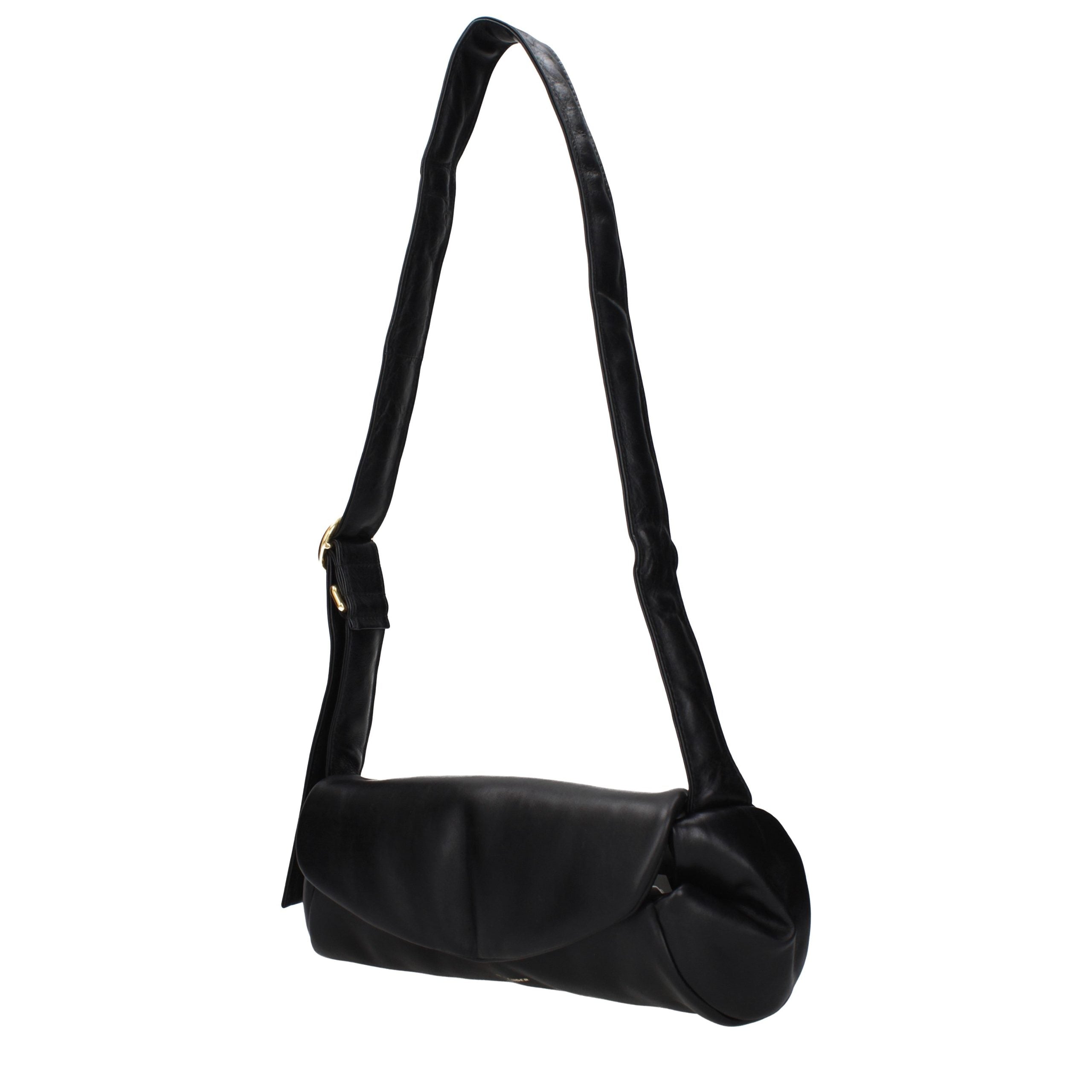 Jil Sander Black Leather Crossbody Bag