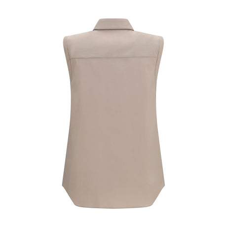 Brunello Cucinelli Beige Cotton Shirt