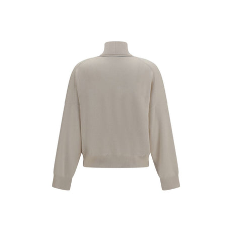 Brunello Cucinelli Beige Cashmere Sweater