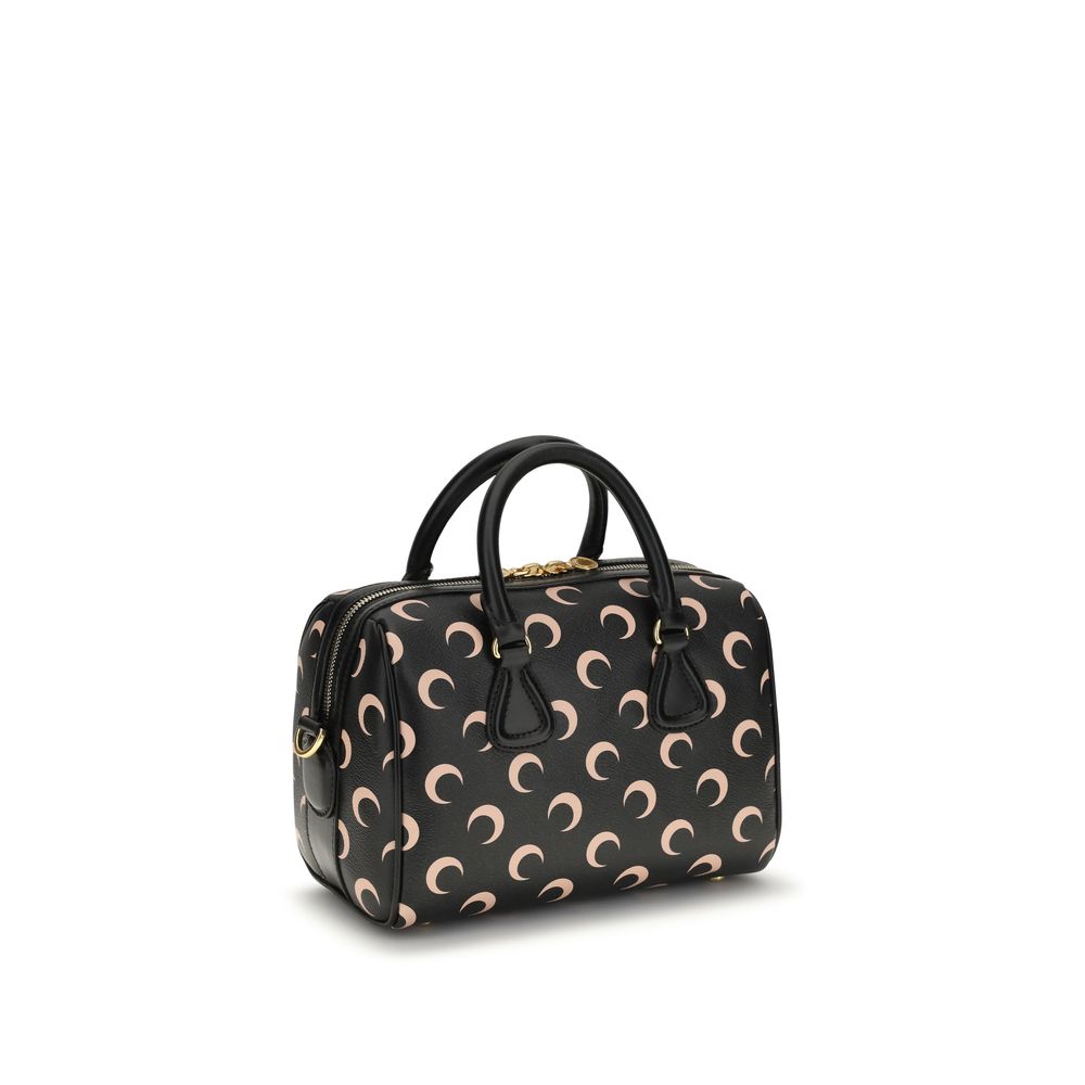 Marine Serre Black Polyethylene Handbag
