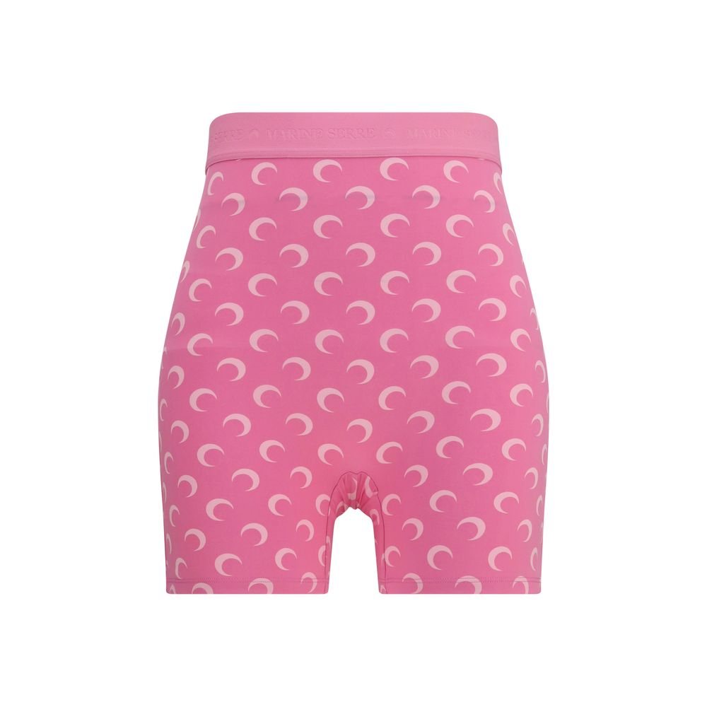 Marine Serre Multicolor Polyamide Bermuda Shorts