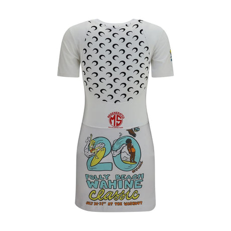 Marine Serre White Cotton Casual Dress