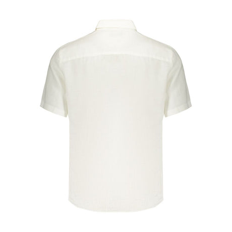 North Sails White Linen Men's Shirt