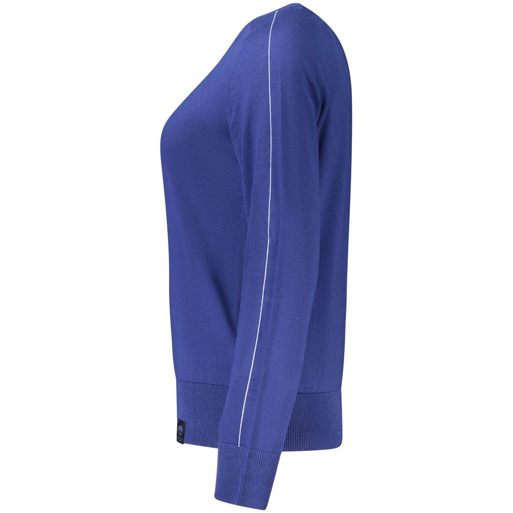 North Sails Blue Cotton Sweatshirt
