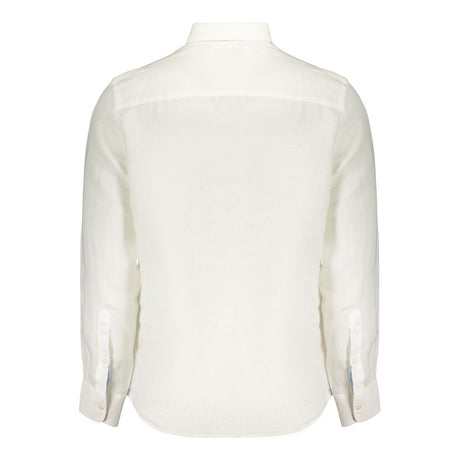 North Sails White Linen Men's Shirt