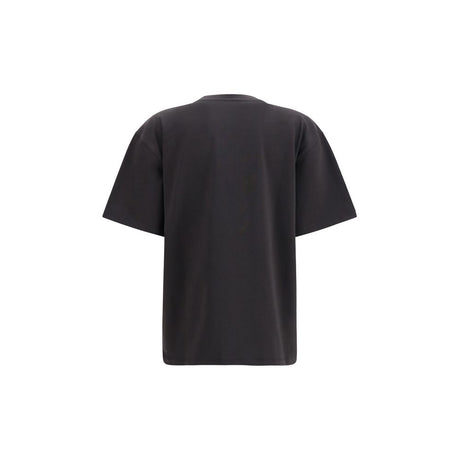 Ganni Black Cotton T-Shirt