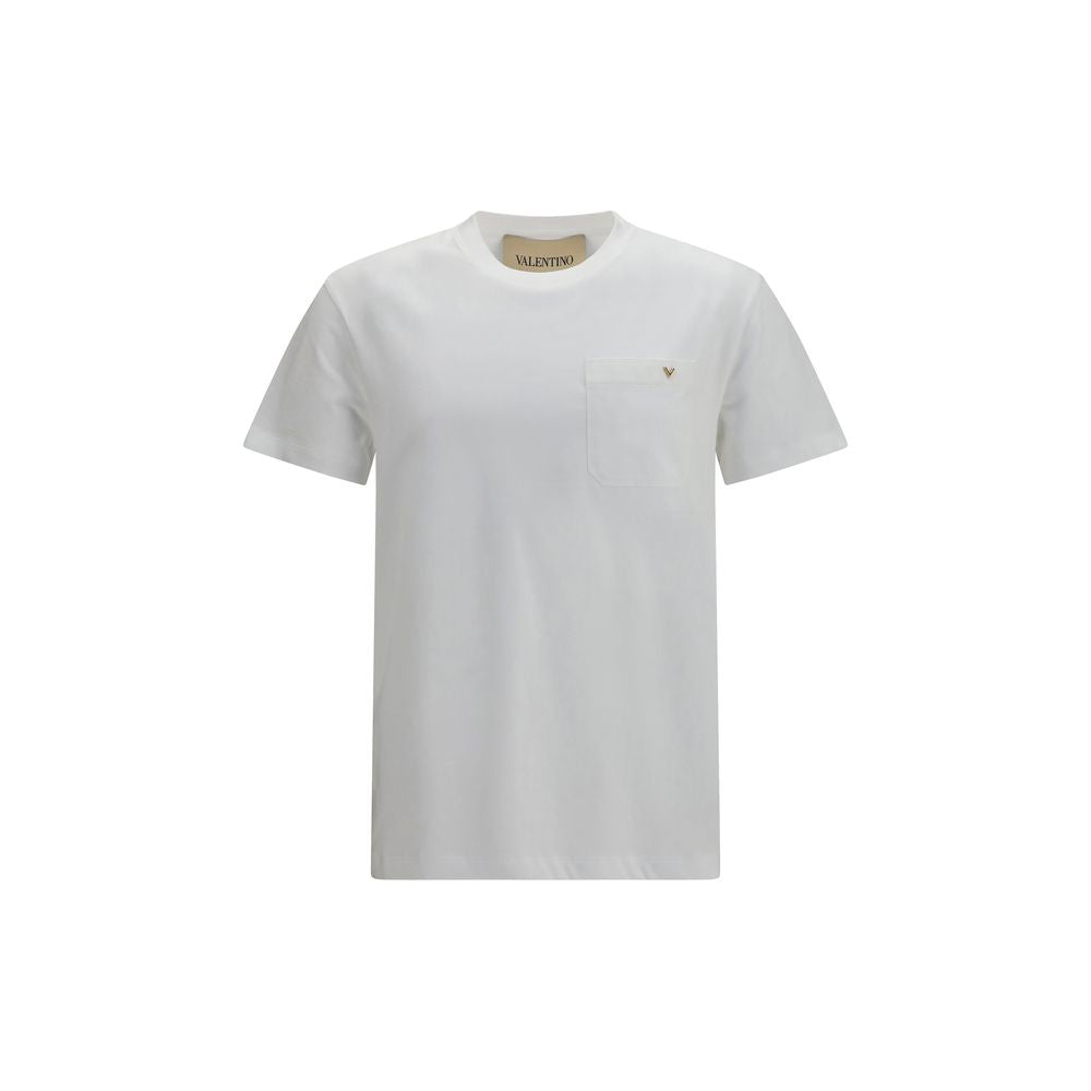 Valentino White Cotton T-Shirt