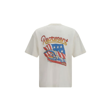 Represent White Cotton T-Shirt