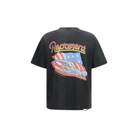 Represent Gray Cotton T-Shirt