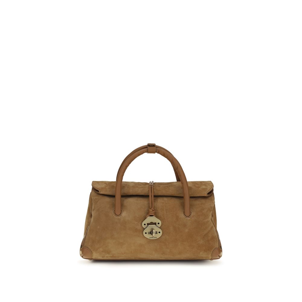 Zanellato Brown Calf Leather Bos Taurus Shoulder Bag