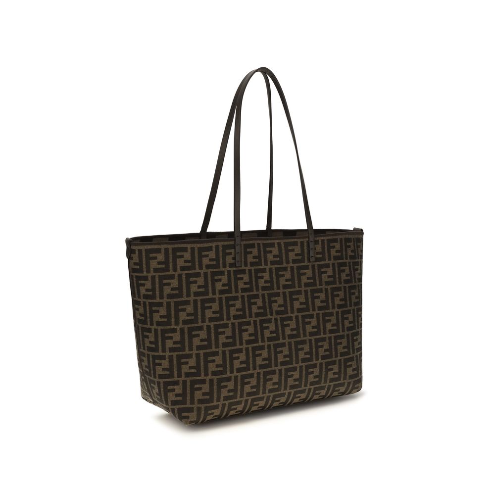 Fendi Brown Polyester Shoulder Bag