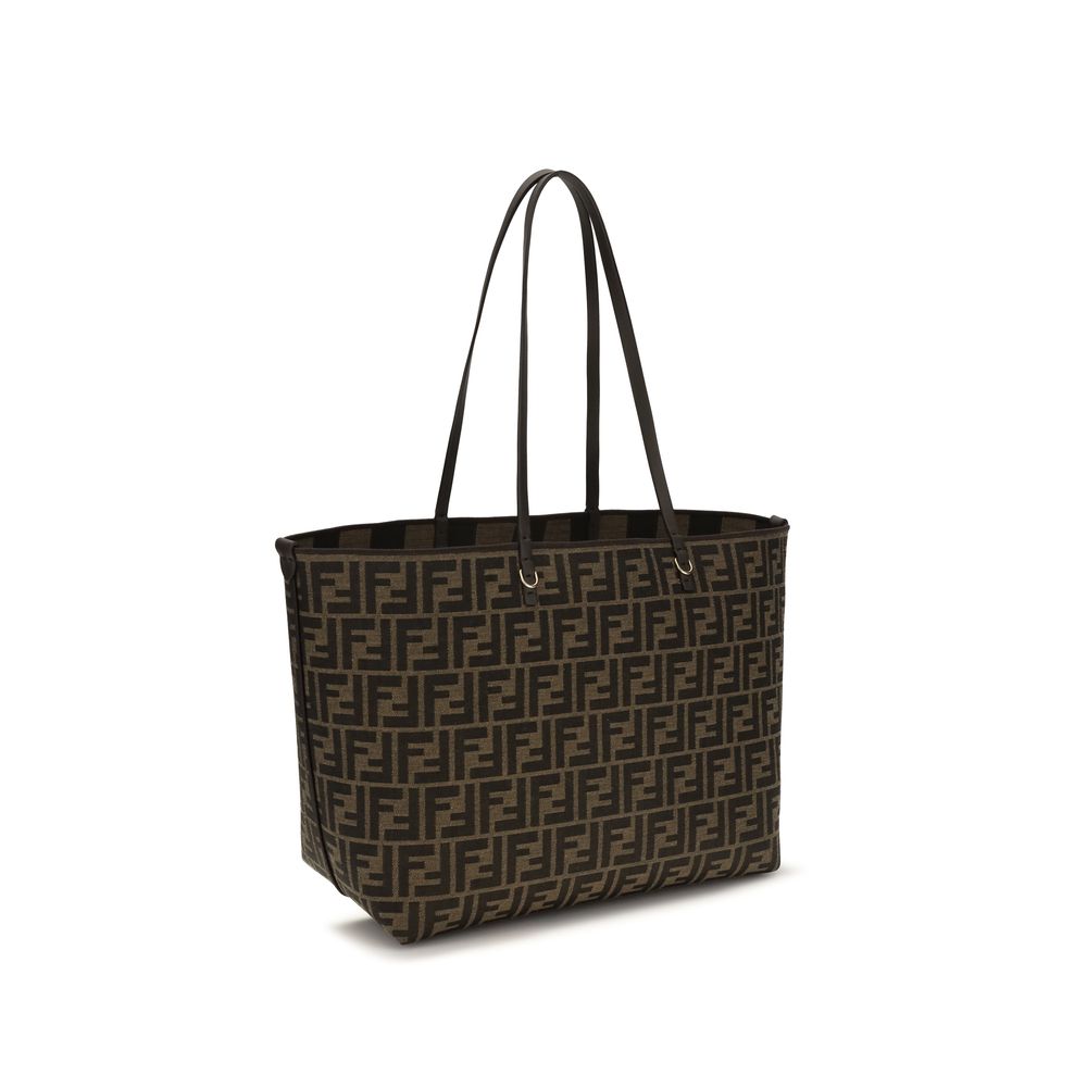 Fendi Brown Polyester Shoulder Bag