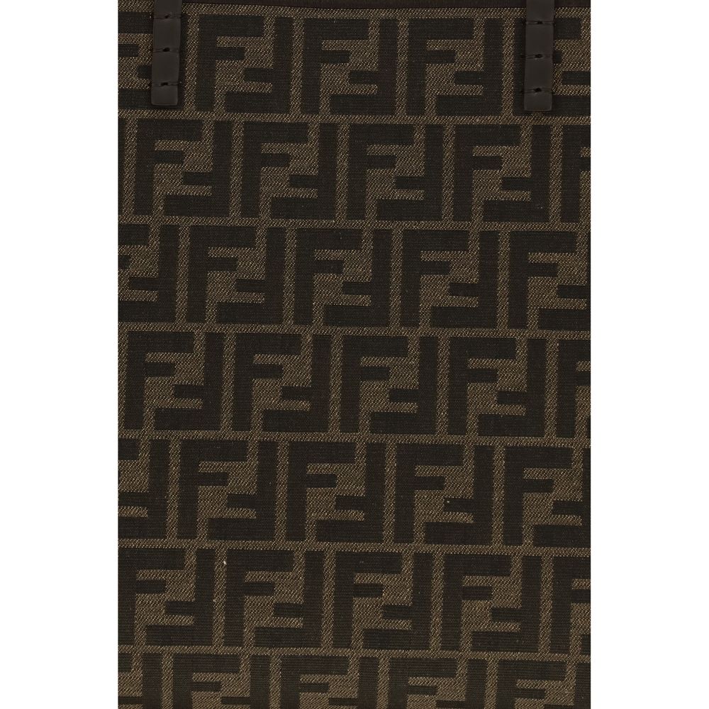 Fendi Brown Polyester Shoulder Bag