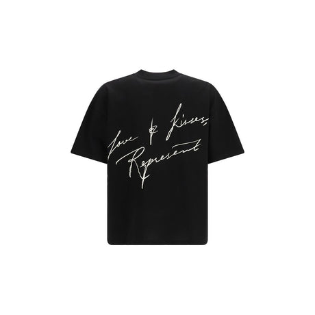 Represent Black Cotton T-Shirt