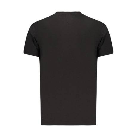 Tommy Hilfiger Black Cotton Mens T-Shirt