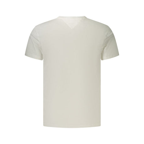 Tommy Hilfiger White Cotton Men's T-Shirt