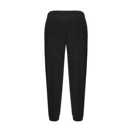Brunello Cucinelli Black Cotton Joggers (Workout Pants)