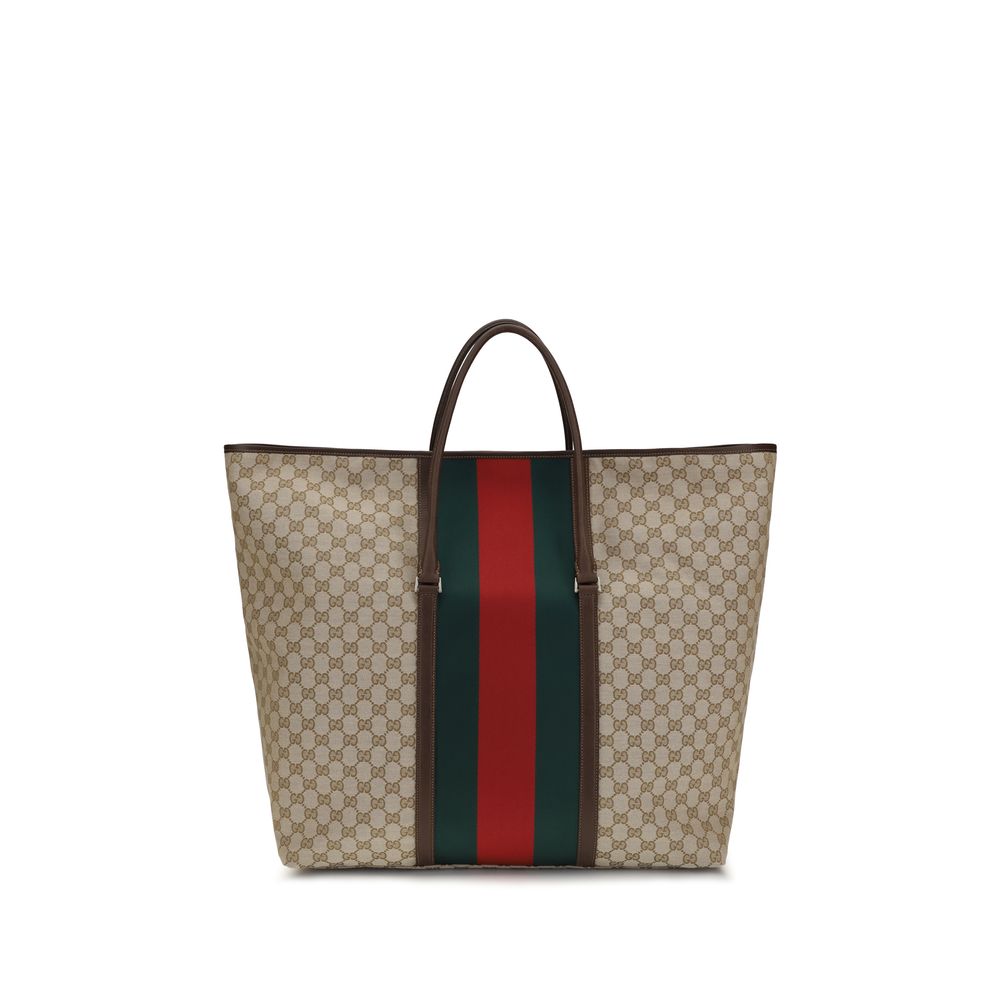 Gucci Beige Polyester Shoulder Bag