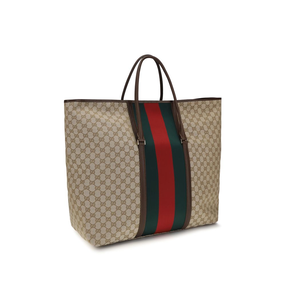 Gucci Beige Polyester Shoulder Bag