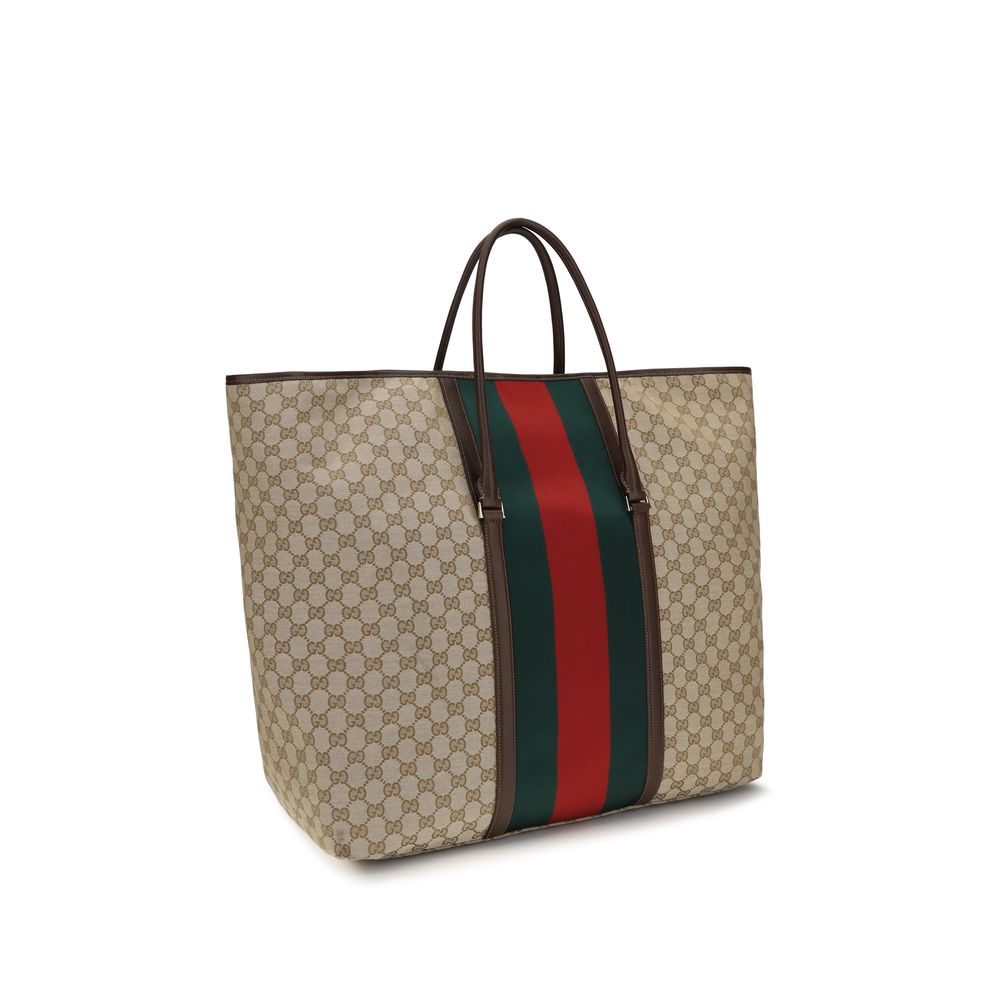 Gucci Beige Polyester Shoulder Bag