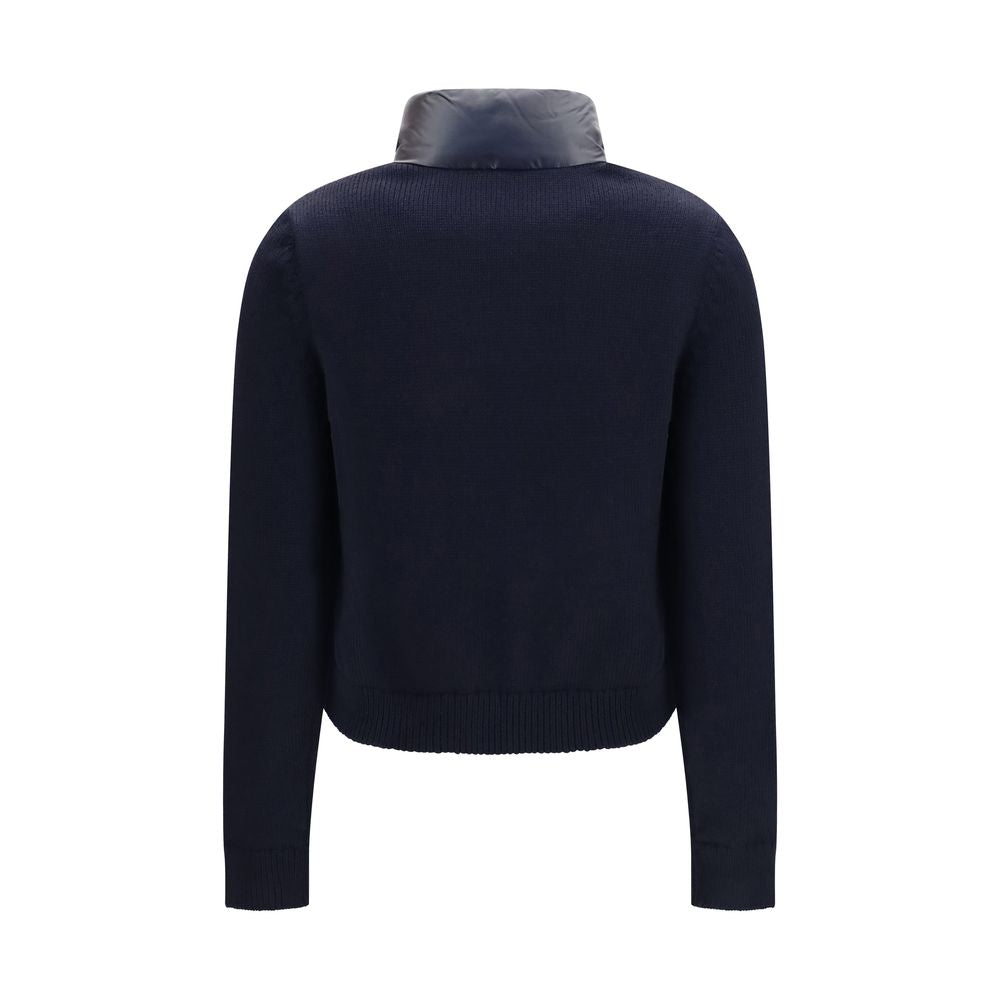 Moncler Blue Polyamide Cardigan