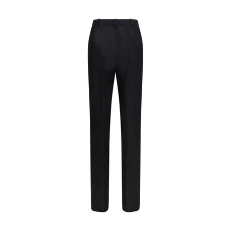 Gucci Black Silk Dress Pants
