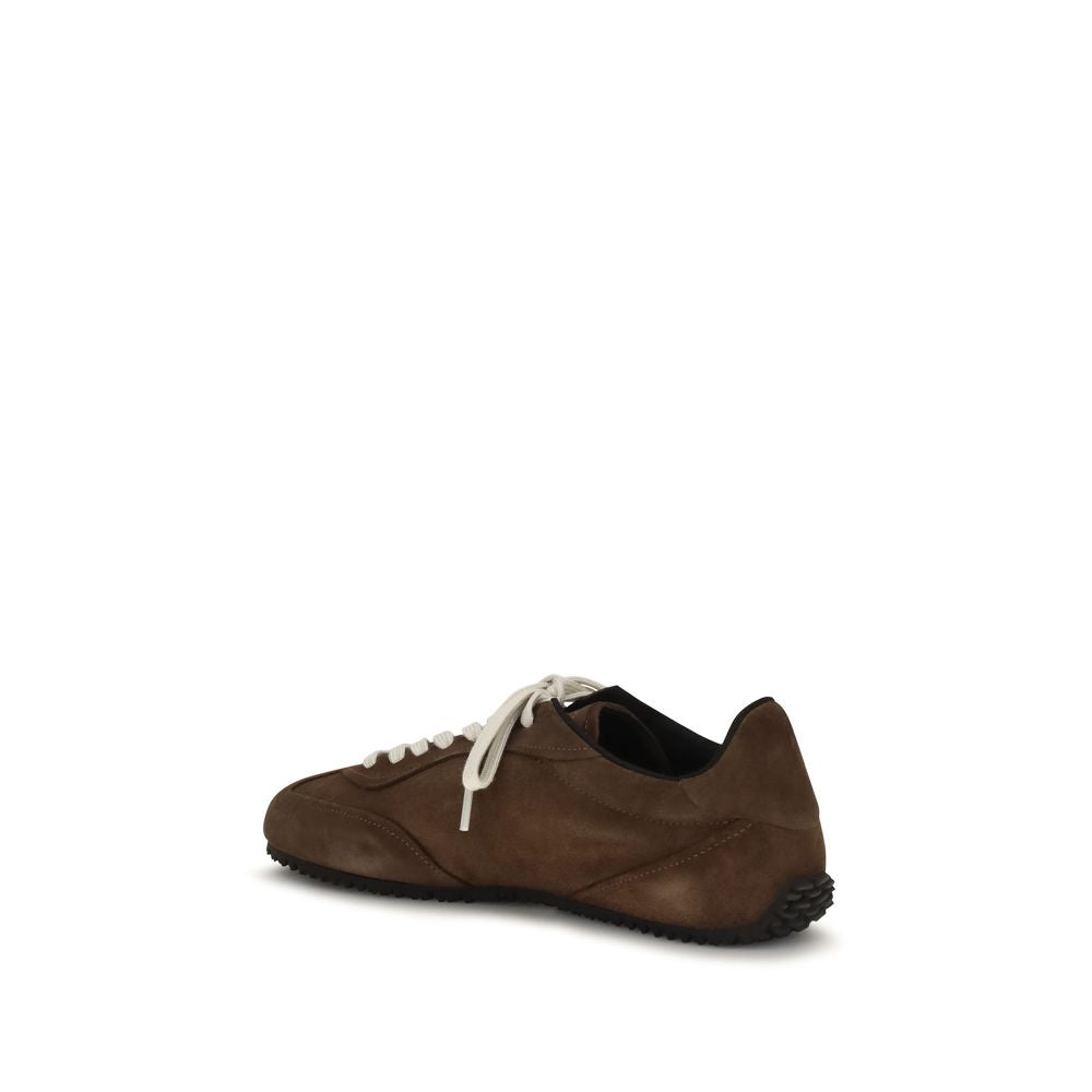 Axel Arigato Brown Calf Leather Bos Taurus Low Top Sneakers