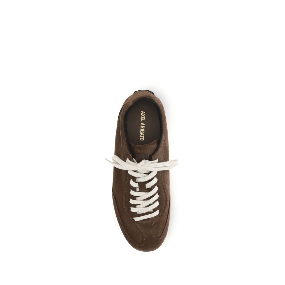 Axel Arigato Brown Calf Leather Bos Taurus Low Top Sneakers