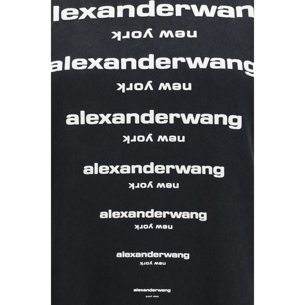 Alexander Wang Black Cotton T-Shirt