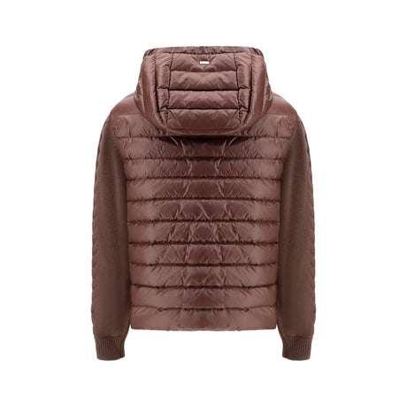 Herno Brown Polyester Full-Length Jacket