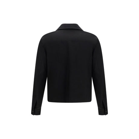 Amiri Black Cotton Full-Length Jacket