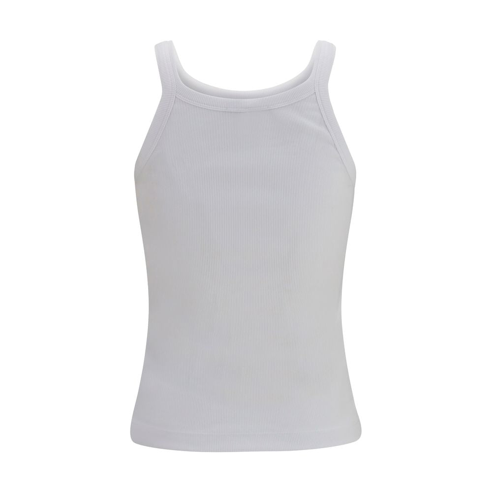 Fendi White Cotton Tank Tops