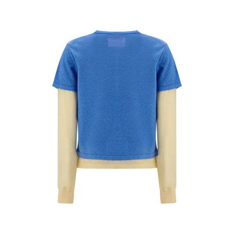 Guest in Residence Blue Cotton Sweatshirt
