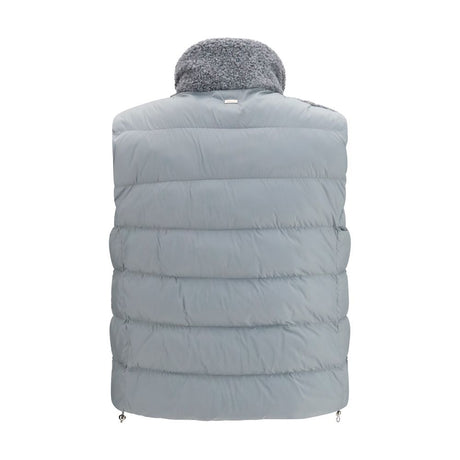 Herno Gray Polyester Sleeveless Jacket