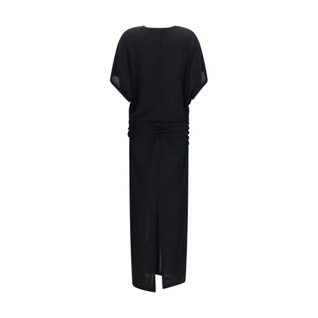 The Row Black Viscose Casual Dress